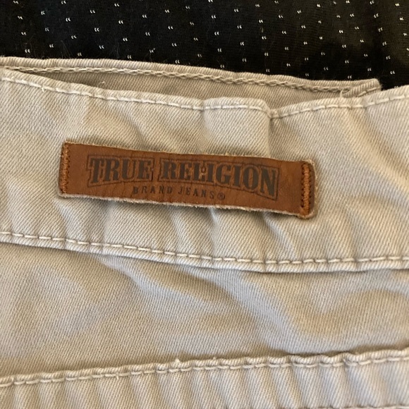 True Religion Grey Pants 33W - 28in inseam - Picture 4 of 6